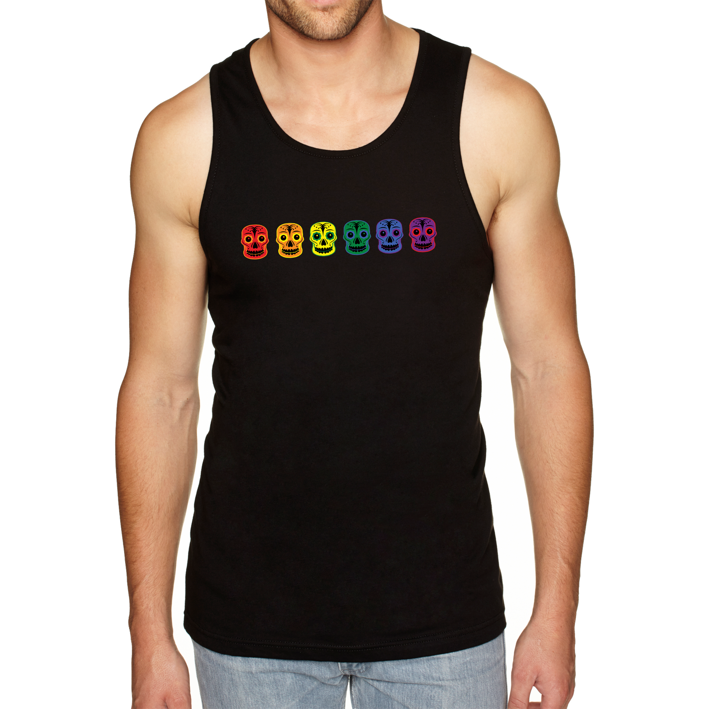 Pride Skull Lineup Tanks