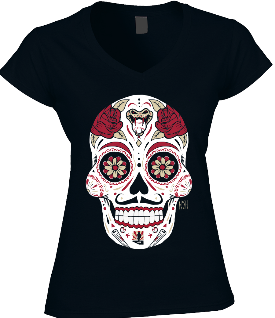Snakes Sugar Skull - Women's Tanks & V-Necks