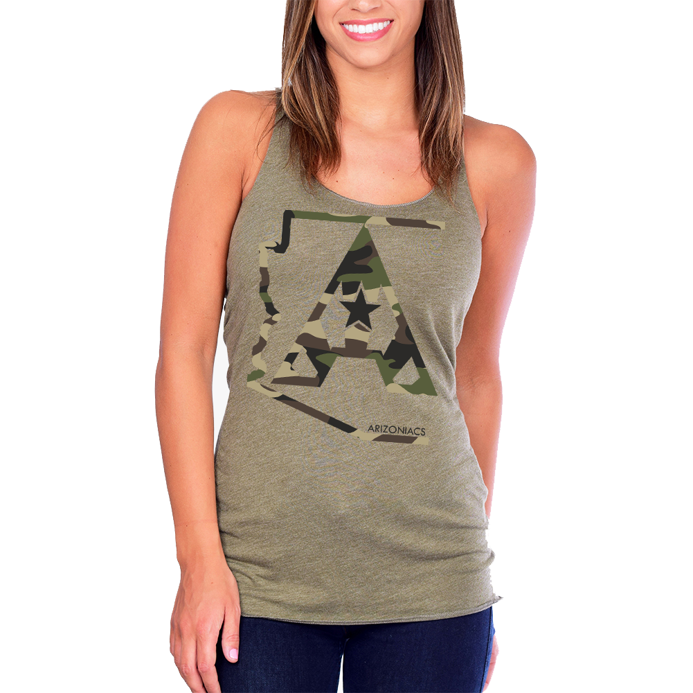 Arizoniacs Logo Women's Tank - Camo