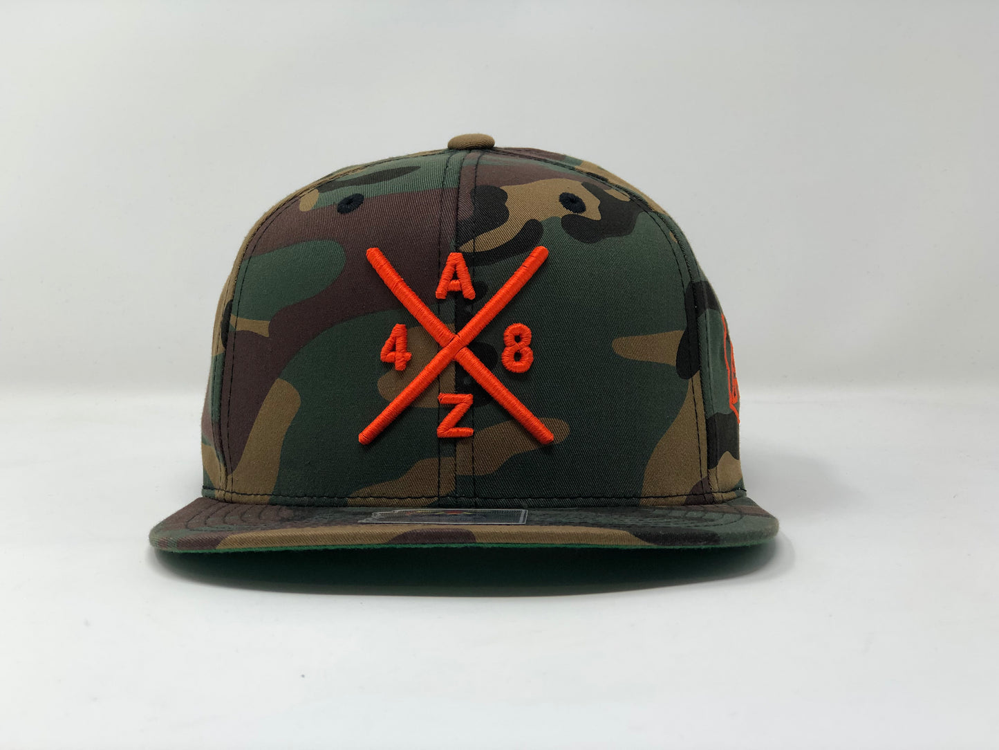 AZ48 Compass Flatbill Snapback Cap - Camo
