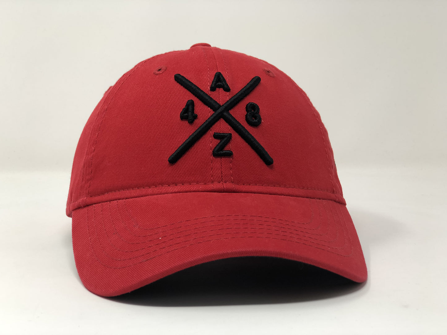 AZ48 Compass Dad Hat - Red