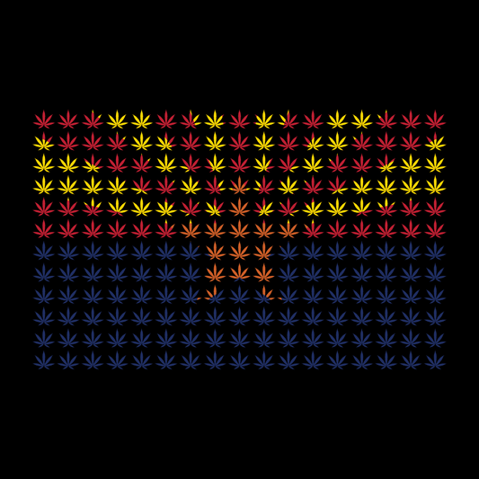 Arizona Flag Marijuana Leaf - Tees & Tanks (various colors)
