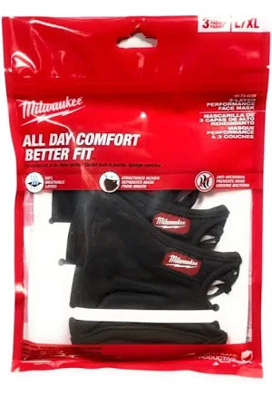 Milwaukee® Tool 3-Layer Performance Face Mask
