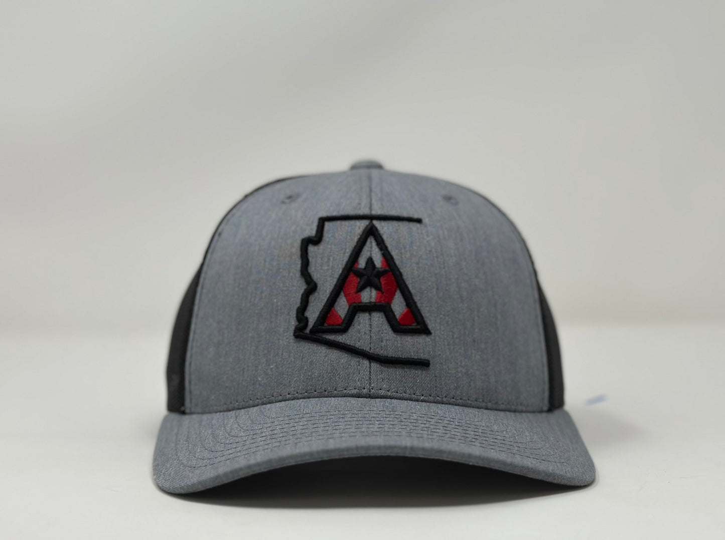 Arizoniacs Logo Heather Grey/Black Trucker Cap