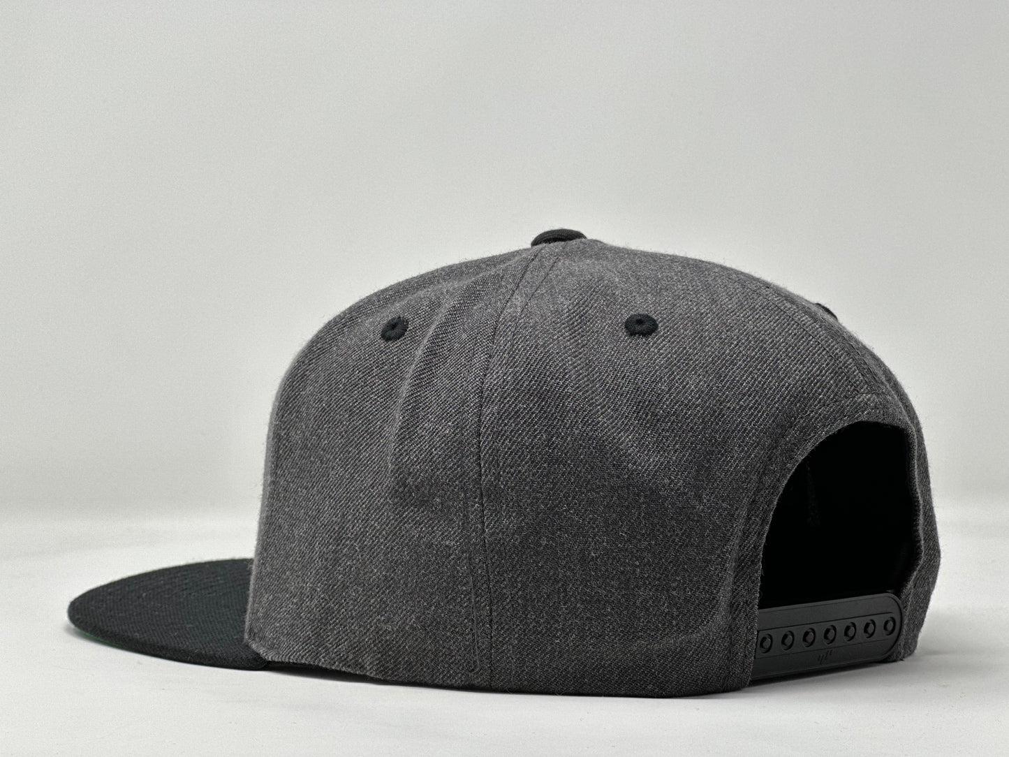 Arizoniacs Logo Flatbill Snapback Cap - Grey/Black