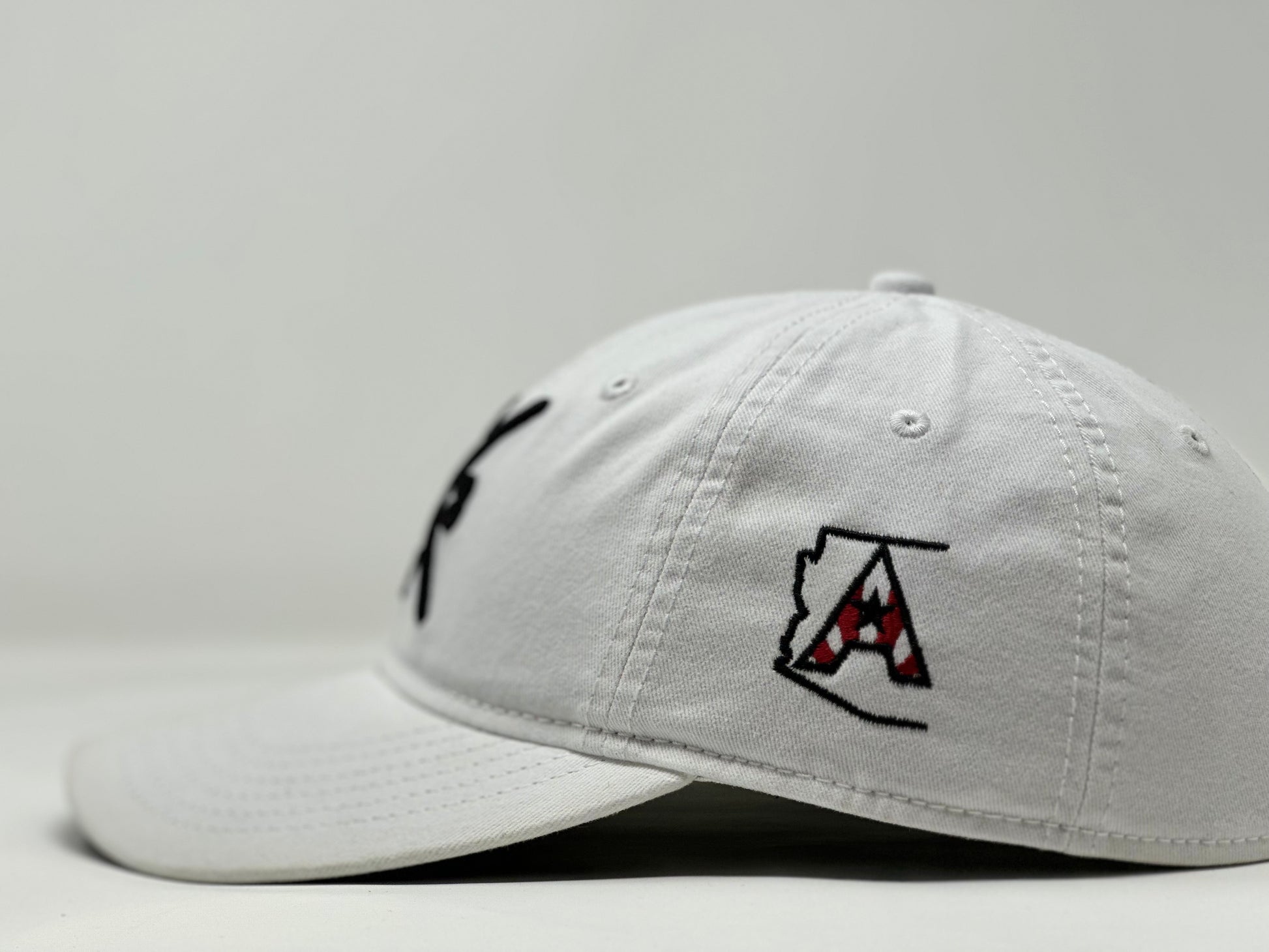AZ48 Compass Dad Hat - White