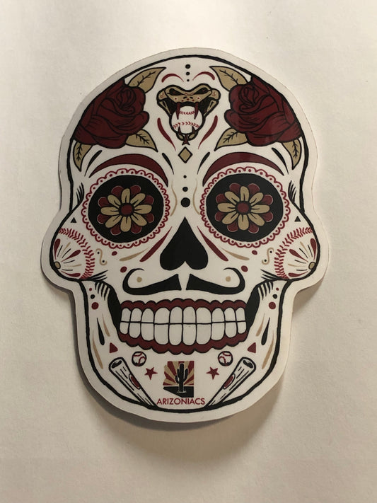 Snakes Sugar Skull Stickers