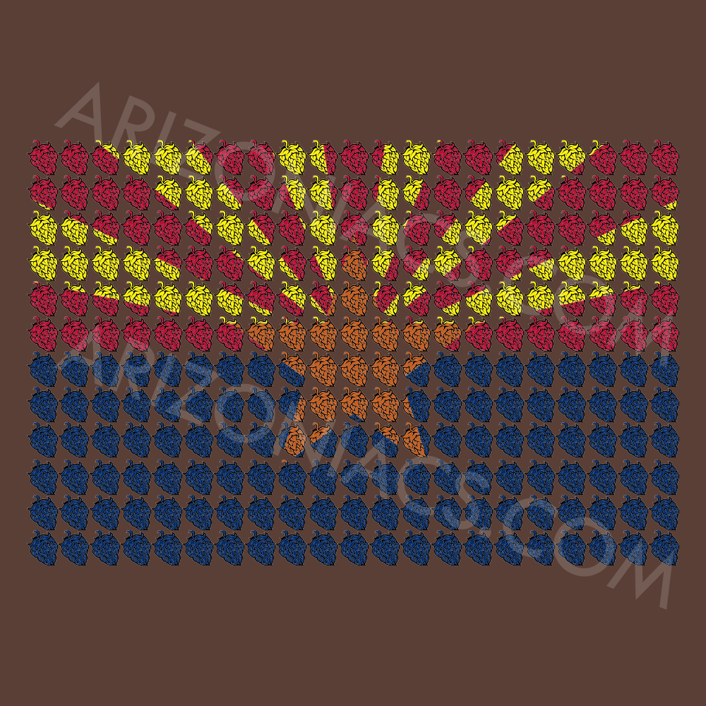 Arizona Hoppy Flag (Various Colors)