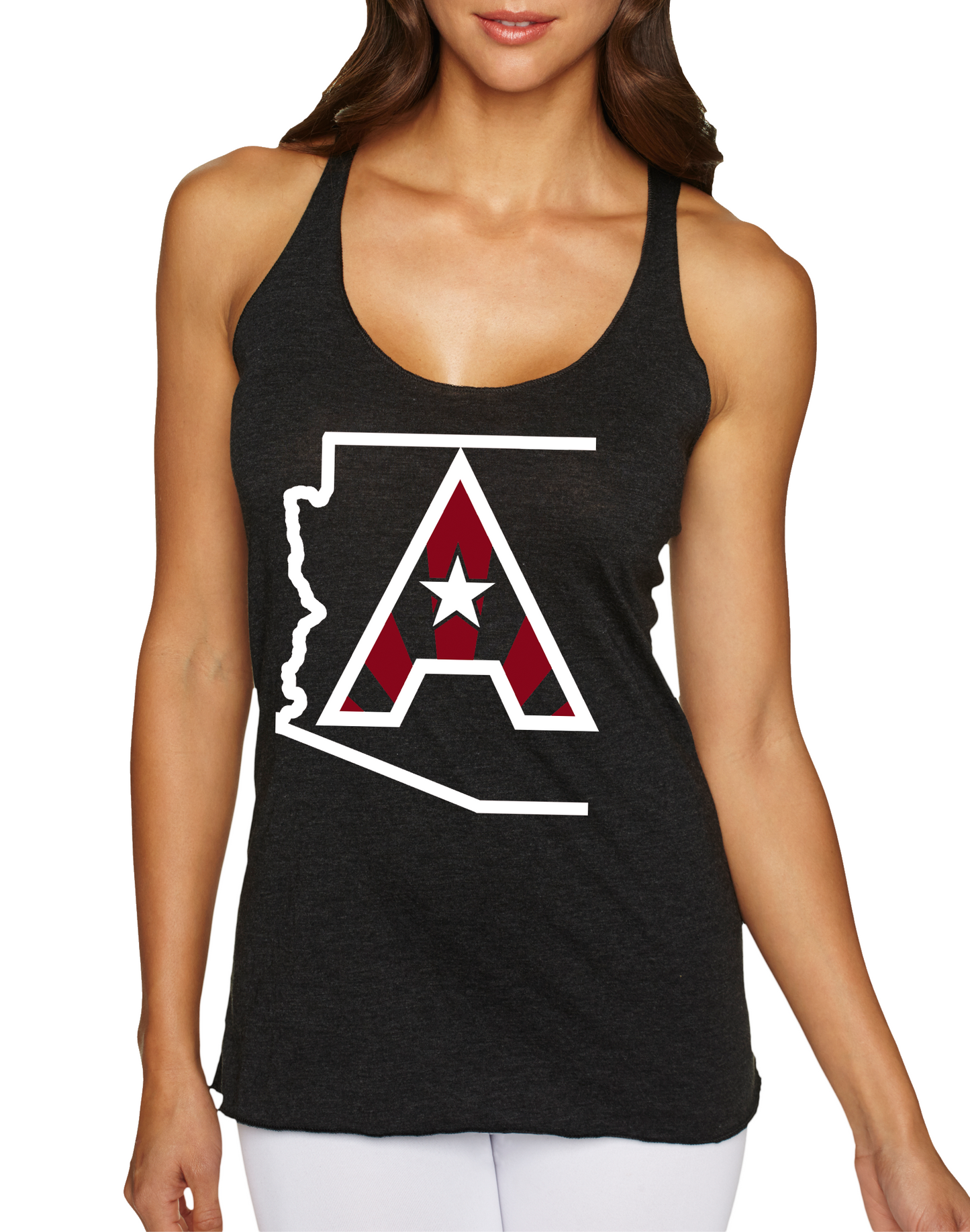 Arizoniacs Logo Women's Tank - Black/White