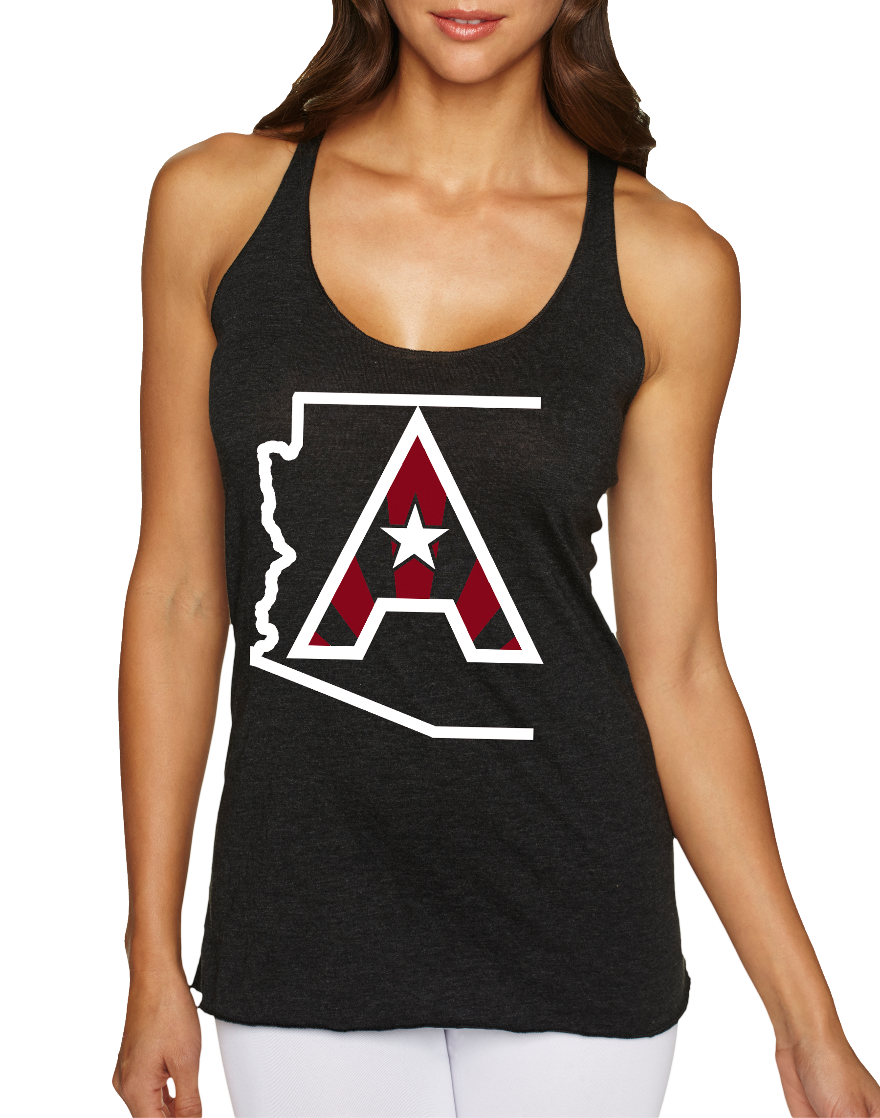 Arizoniacs Logo Women's Tank - Black/White