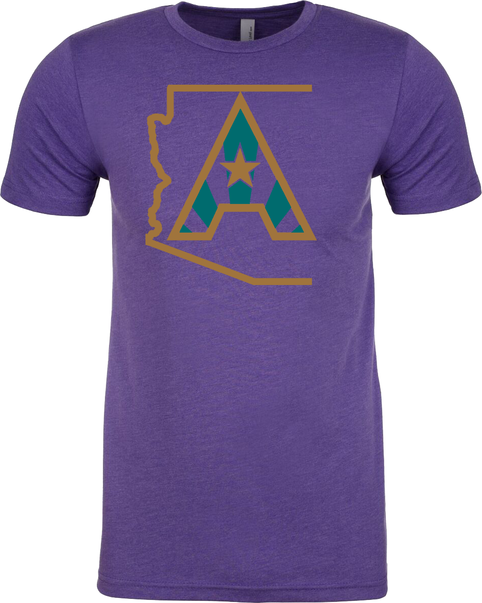 Arizoniacs Logo - Purple Mens