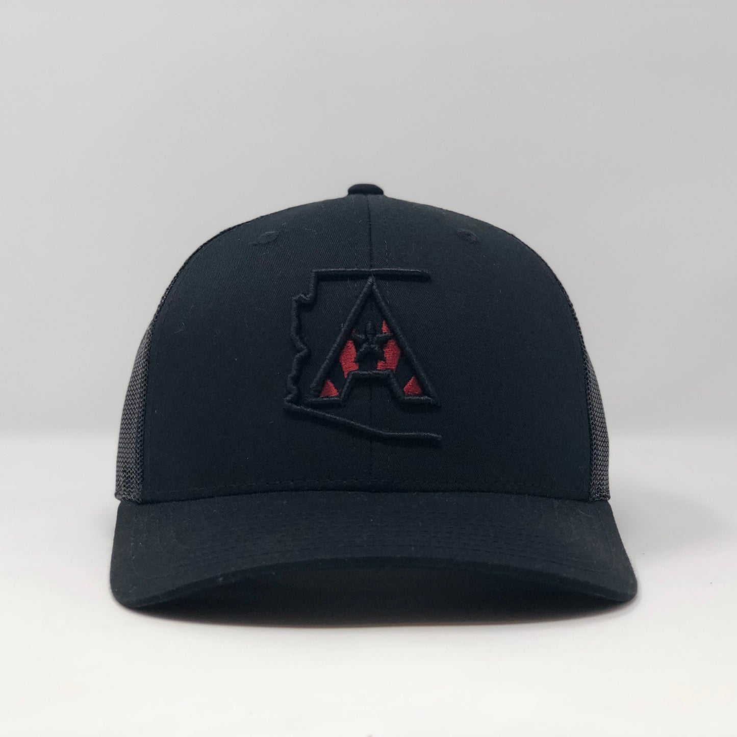Arizoniacs Logo Black/Black Trucker Hat