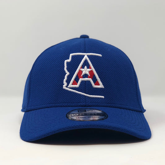 Arizoniacs Logo New Era Fitted Cap - Royal