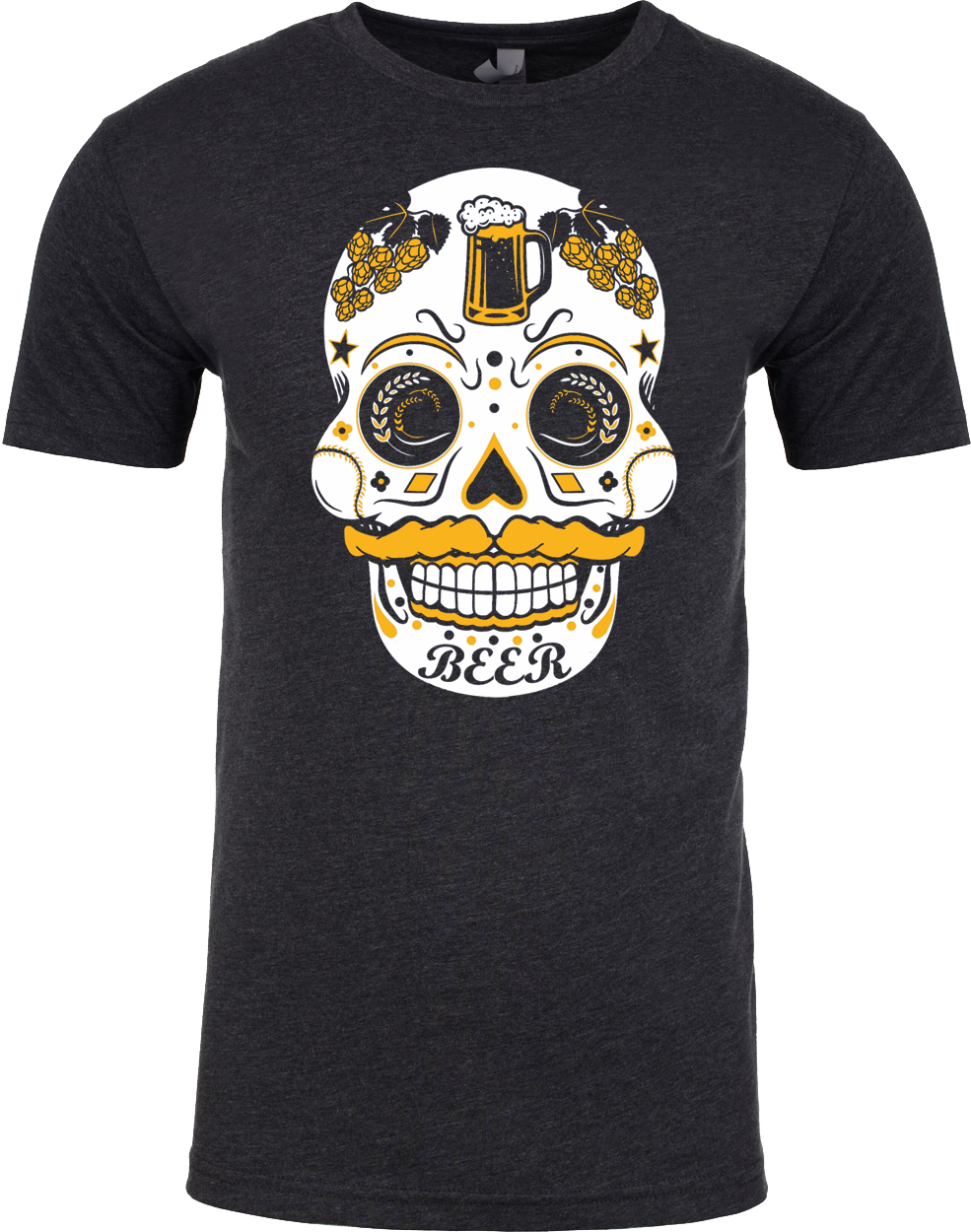 Beer Sugar Skull - Tees & Tanks (various colors)