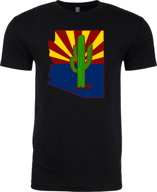 Arizona Cactus T-Shirt & Tank - Men's Arizoniacs Logo Collection