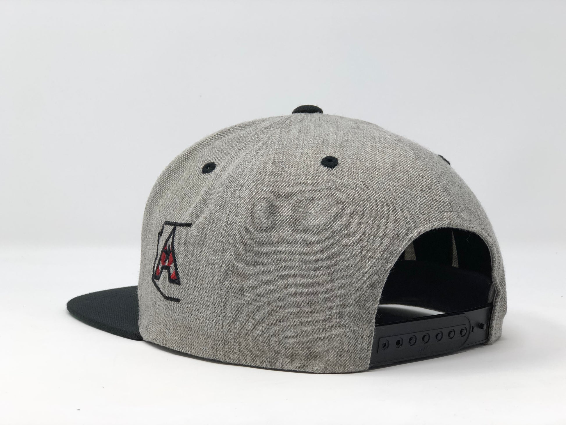 AZ48 Compass Flatbill Snapback Cap - Grey/Black