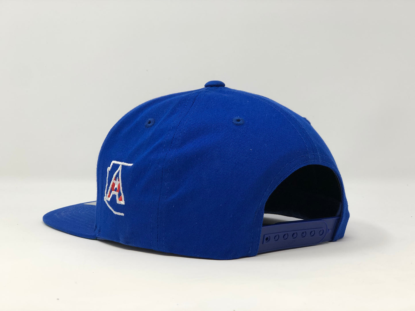 AZ48 Compass Flatbill Snapback Cap - Royal/White