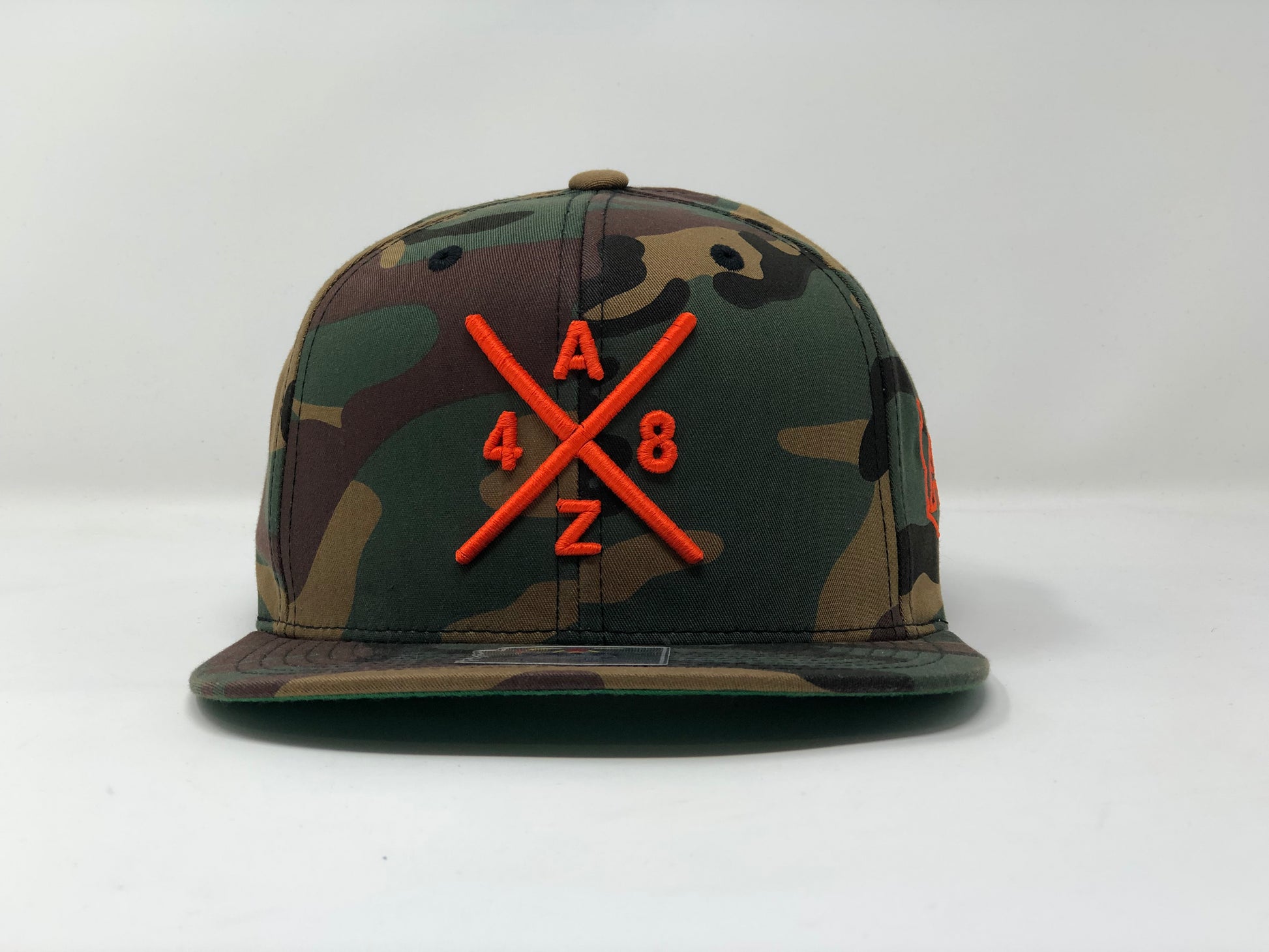 AZ48 Compass Flatbill Snapback Cap - Camo