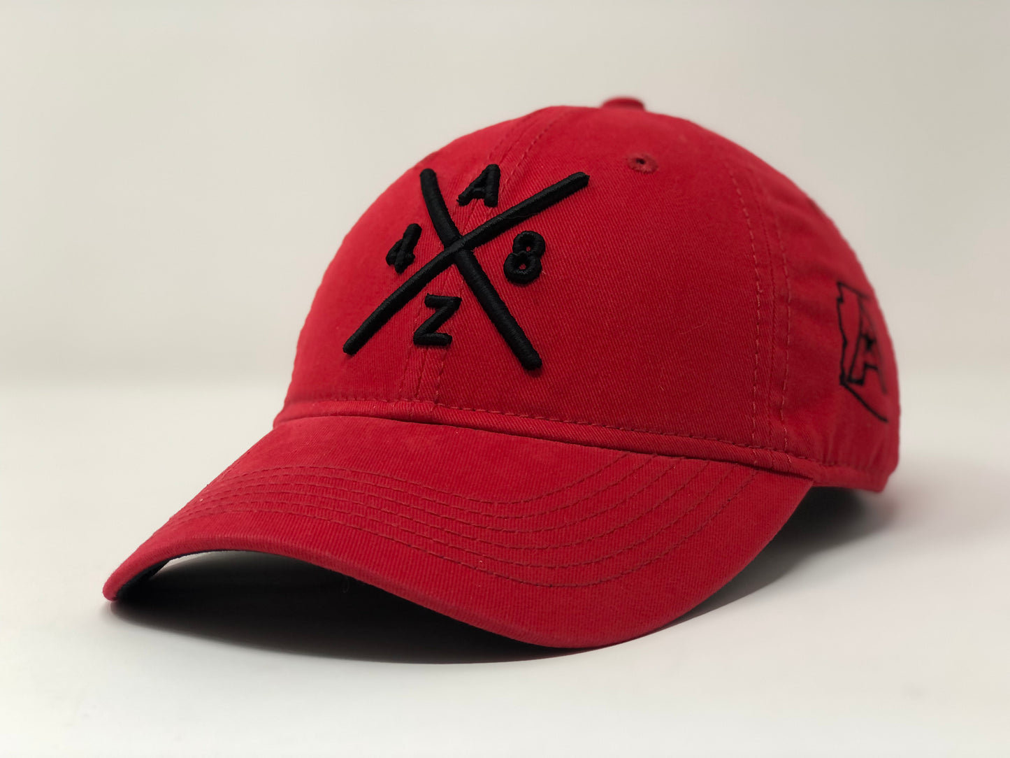 AZ48 Compass Dad Hat - Red