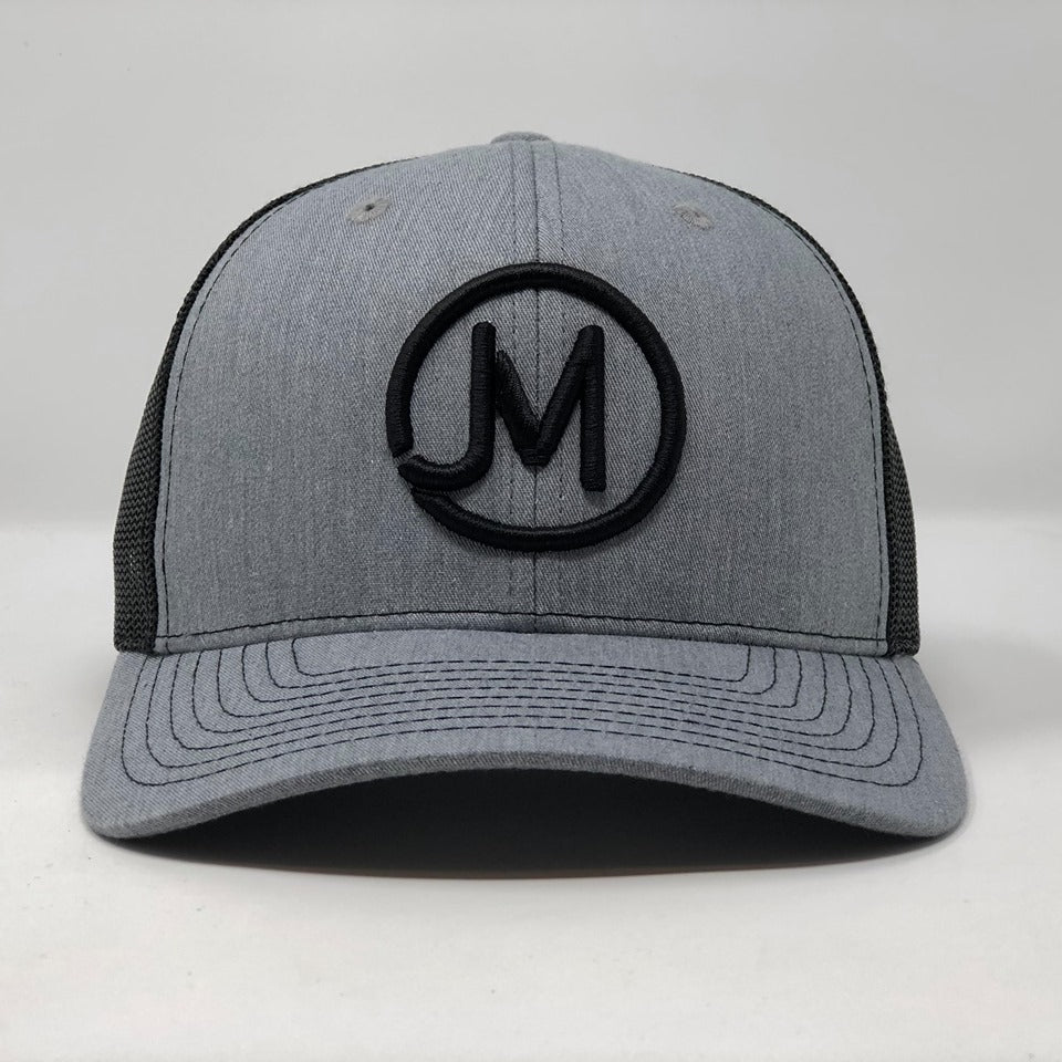 JM - Jacob Morris - Grey/Black Trucker Cap